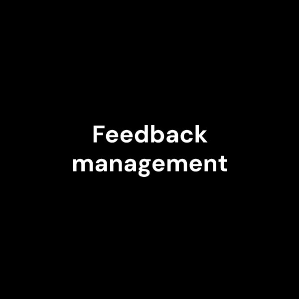 feedback management